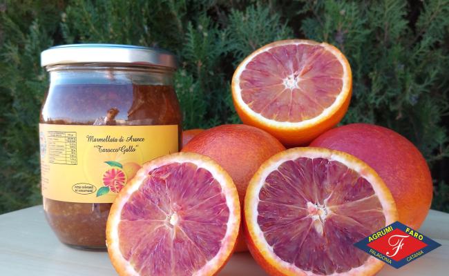 Marmellata di Arance Tarocco Gallo con Zucchero di Canna  - g 500
