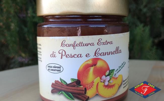 Confettura Extra di Pesca e Cannella  -g 200