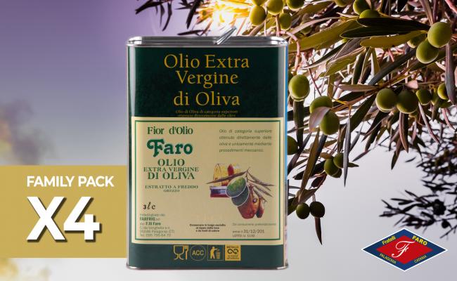 Olio Extravergine d'Oliva - pack 3l x4