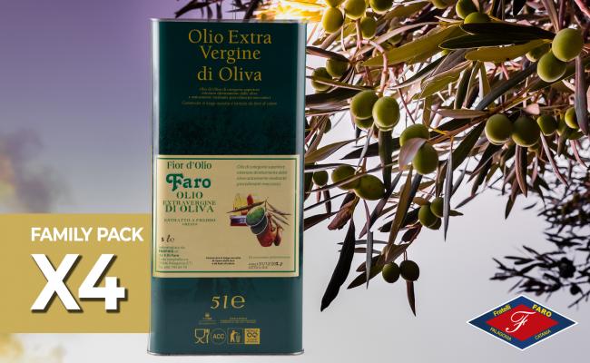 Olio Extravergine d'Oliva - pack 5lx4